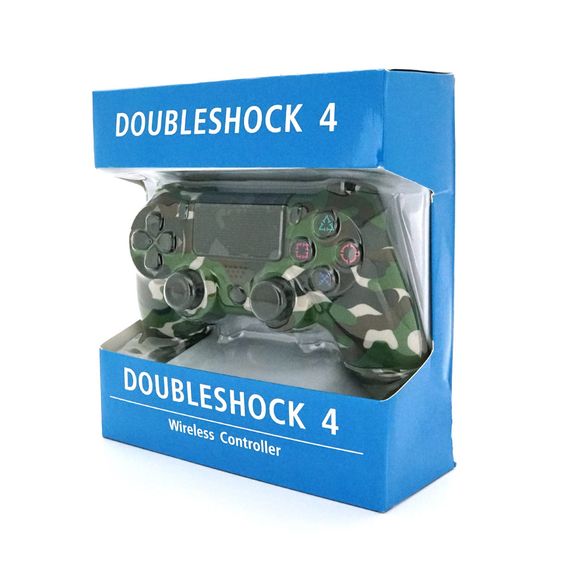 Бездротовий геймпад Voltronic для PS4 Wireless DOUBLE Vibration 4(Haki), 3.7V, 500mAh, Blister | Зображення 1
