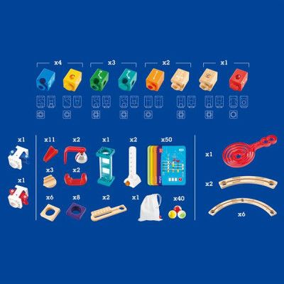 Конструктор Hape лабиринт Quadrilla Программирование 159 элементов (E6029) | Зображення 4