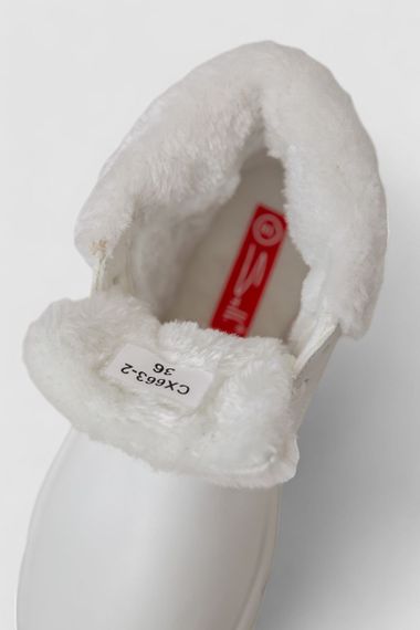 Черевики зимові жіночі на хутрі, колір білий, 248RCX663-1 | Зображення 5