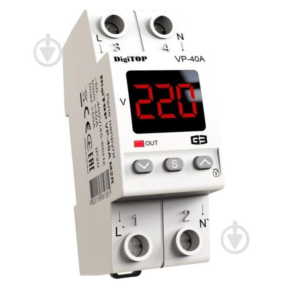 Реле напруги DigiTOP VP-40A M2R