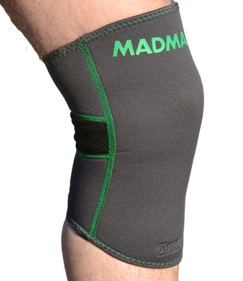 Наколінник MadMax MFA-294 Zahoprene Knee Support Dark Grey/Green (1шт.) XL | Зображення 2
