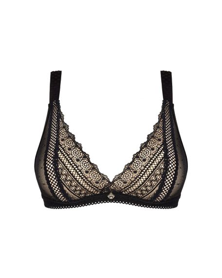 Мереживний бюстгальтер із трикутною чашкою Obsessive Estiqua bra, XS/S | Зображення 2
