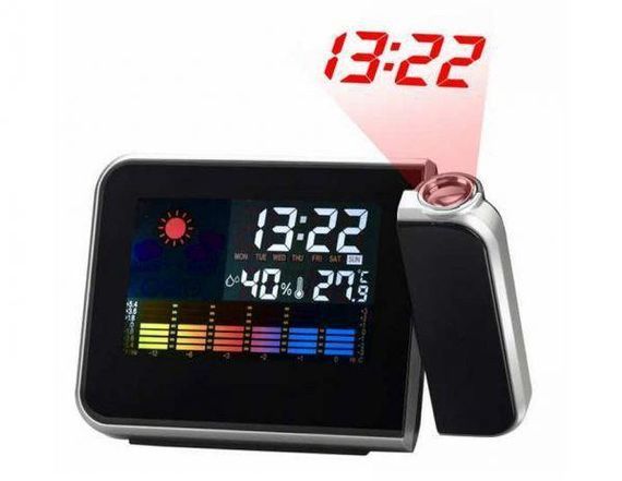 Годинник-метеостанція з проектором часу DS-8190 | Зображення 3