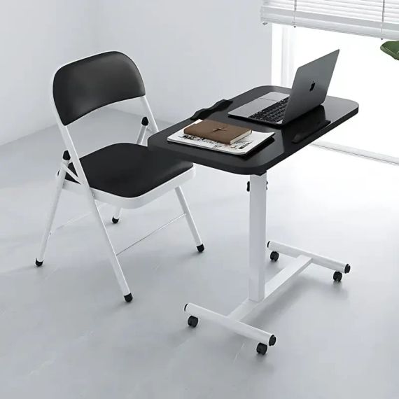 Стіл приліжковий на колесах із цільною стільницею (600/400/900мм) Zm530 | Зображення 3