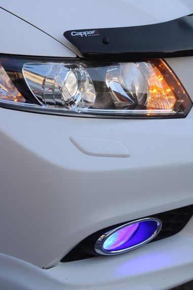 Дефлектор капоту (EuroCap) для Honda Civic Sedan IX 2011-2016 рр | Зображення 4