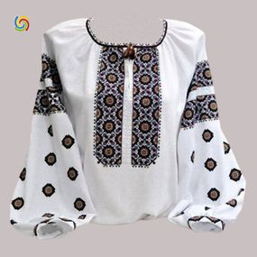 Рубашка Украинская вышиванка 333284516 цвет белый размер 5XL