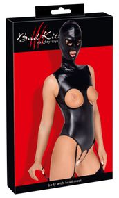 Боді з маскою - 2480484 Bad Kitty Body & Mask, black - S sexstyle