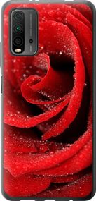 Чехол на Xiaomi Redmi 9T Красная роза "529u-2257-17620"
