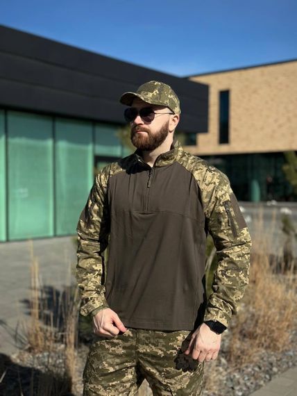 Військовий Комплект DE LUX Піксель TWILL 3 в 1 mm14 Убакс + Штани + Легка Куртка Military | Зображення 3