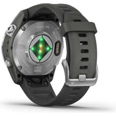 Смарт-часы Garmin fenix 7S Pro Solar, Glass, SS w/Graphite band, GPS (010-02776-01) | Зображення 7