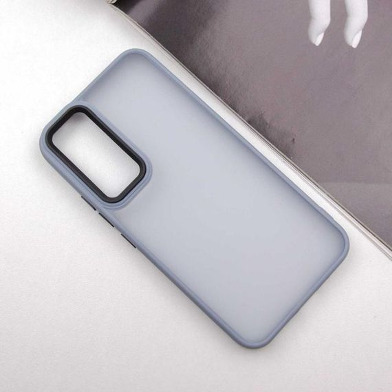 Чохол TPU+PC Lyon Frosted для Samsung Galaxy S25 FE Sierra Blue | Зображення 1