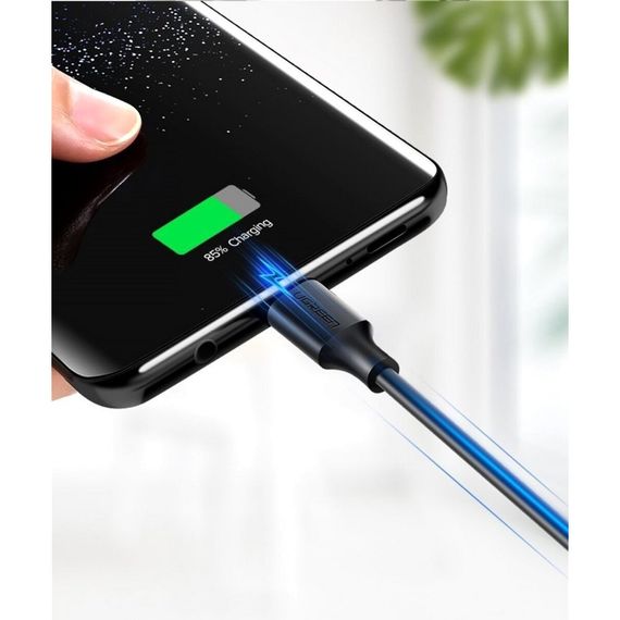 Дата кабель USB 2.0 AM to Type-C 3.0m 3.0A 18W US287 Black Ugreen (60826) | Зображення 2