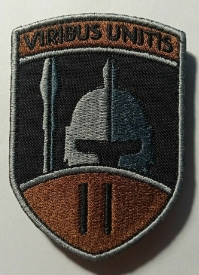 Шеврон 2 интернациональный легион (коричневый)