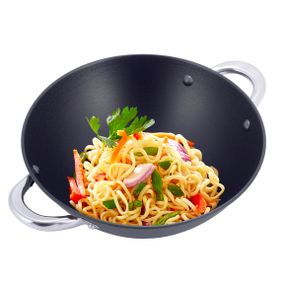 Котел чавунний wok для плову з антипригарним покриттям для індукції та газу 3,6 l