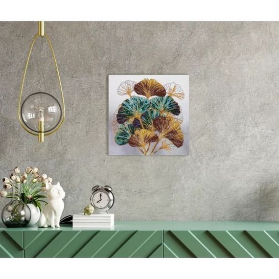 Набір-міді для вишивання бісером "Смарагдова гілка" AMB-088 на натуральному полотні | Зображення 4