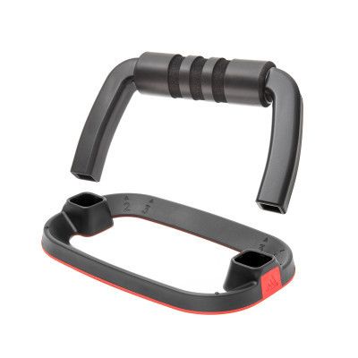 Упоры для отжиманий Adidas Performance Push Up Bars ADAC-12232 Чорний/Червоний (885652021579) | Зображення 2