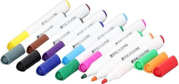 Маркери для малюнків на воді 12 шт., MARKERS FOR KIDS/Набір скетч фломастерів | Зображення 3