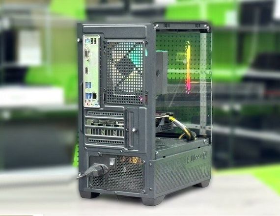 Ігровий ПК Gigabyte Tower / AMD Ryzen 5 5500 (6 (12) ядер по 3.6 - 4.2 GHz) / 16 GB DDR4 / 512 GB SSD / nVidia GeForce RTX 5050, 8 GB GDDR6, 128-bit / 550W / Win 11 б/в | Зображення 2