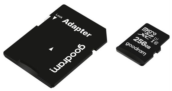 Карта пам'яті GoodRam microSDXC 256GB UHS-I (M1AA-2560R12) + SD адаптер (M1AA-2560R12) | Зображення 1