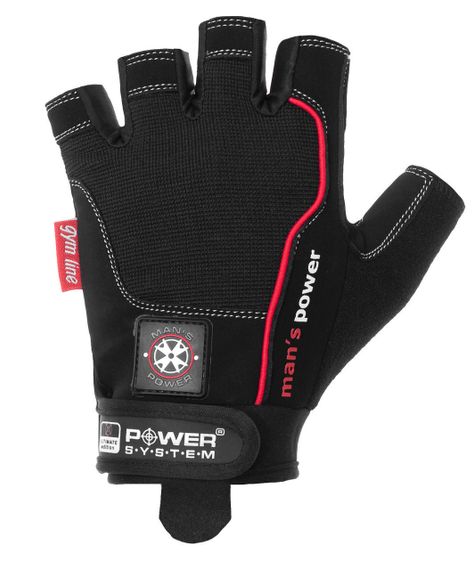 Рукавички для фітнесу Power System PS-2580 Man’s Power Black XXL | Зображення 4