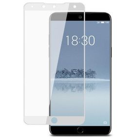 Full Cover захисне скло для Meizu 15 Lite - White