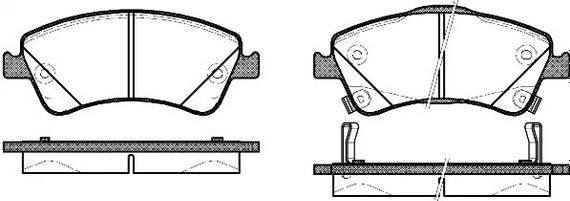 Колодки передні гальмівні Toyota Auris 07-12 (bosch) (150,8x62,5x19,5), WOKING (P1241302) | Зображення 6