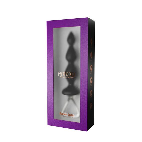 Анальная цепочка Adrien Lastic Arrow II Black sexstyle | Зображення 3