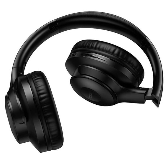 Накладні бездротові навушники Hoco W71 Cool sound Black | Зображення 5