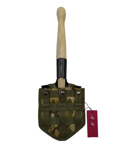 Саперна лопата МСЛ50 чорна в чохлі M&M мультикам (213517) | Зображення 1