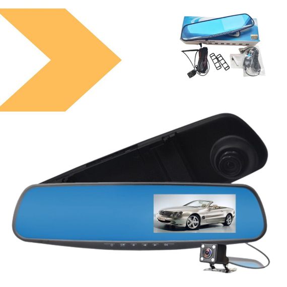 Відеорегистратор зеркало XPRO DVR 138W, чорний (42683-AK47_555)