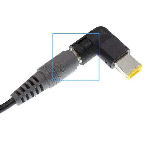 Адаптер питания 90 градусов угловой для Lenovo DC 7.9*5.4 мм 5.5 мм DC Jack в зарядное устройство | Зображення 2