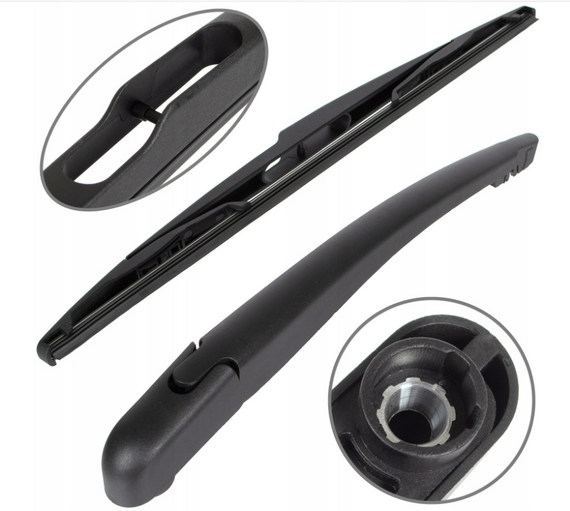 Dacia Duster I (до рестайлінгу!) (10-13) задній двірник склоочисник у зборі, щітка + тримач, Дача Дастер