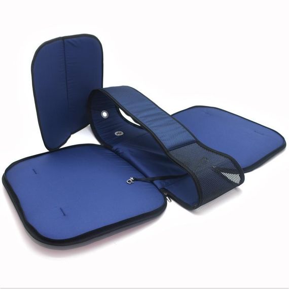 Сумка переноска Полли для котів і малих порід собак Zoo-hunt №0 22х37х33 см синя | Зображення 2