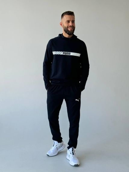 Костюм з худі Puma темно-синій | Зображення 6