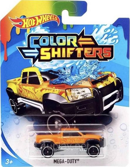 Hot Wheels Color Shifters Mega-Duty Машинка-пікап Хот Вілс, що змінює колір