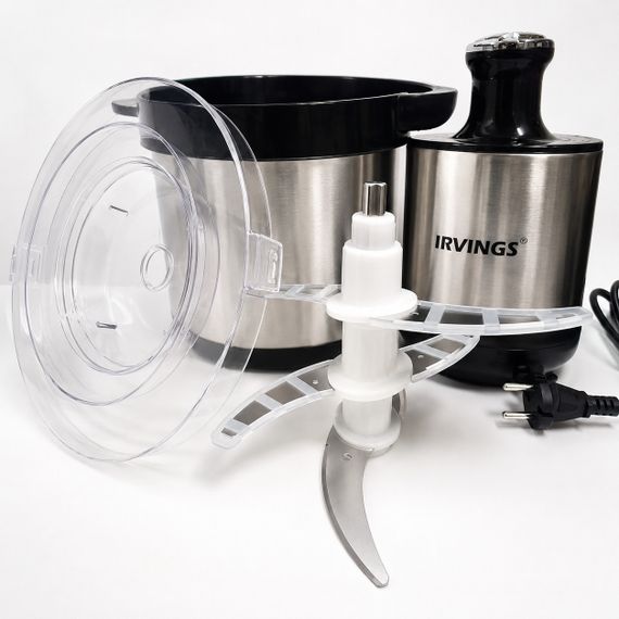 Измельчитель-чоппер Irvings IMCE02SS, 10 л, 2000 Вт, с чашей из нержавеющей стали | Зображення 6