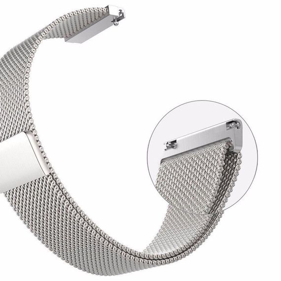 Міланський сітчастий ремінець для годинника Asus ZenWatch 2 Women (WI502Q) - Silver | Зображення 4