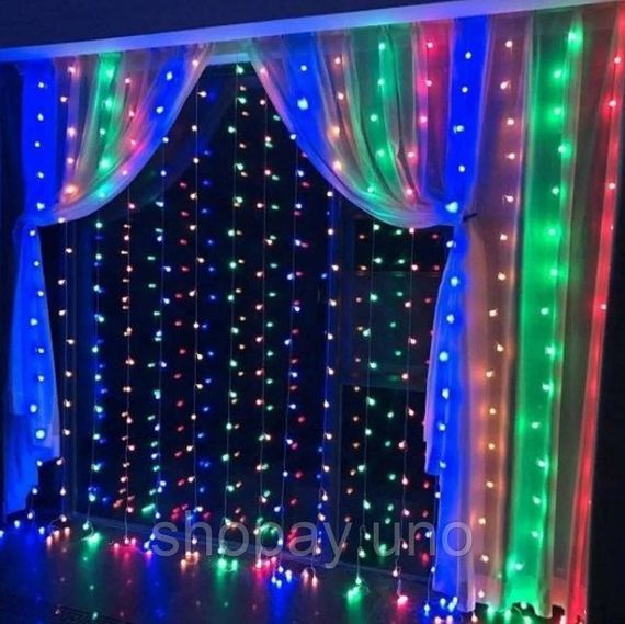 Гірлянда світлодіодна Штора 160 LED 2х2м | Зображення 1