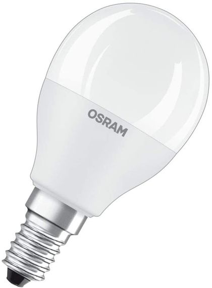 Лампа светодиодная OSRAM LED STAR Е14 5.5-40W 2700K+RGB 220V Р45 пульт ДУ (4058075430877)