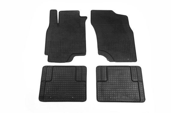 Резиновые коврики (4 шт, Polytep) для Mitsubishi Lancer 9 2004-2008 гг | Зображення 1