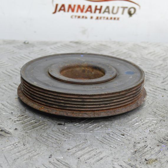 Шків коленвалу 1.6 HDI Peugeot Partner 206 307 407 6 потічків Пежо Партнер 9HZ | Зображення 1