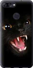 Чехол на Asus ZenFone Max Plus M1 ZB570TL Чёрная кошка "932u-1361-17620"