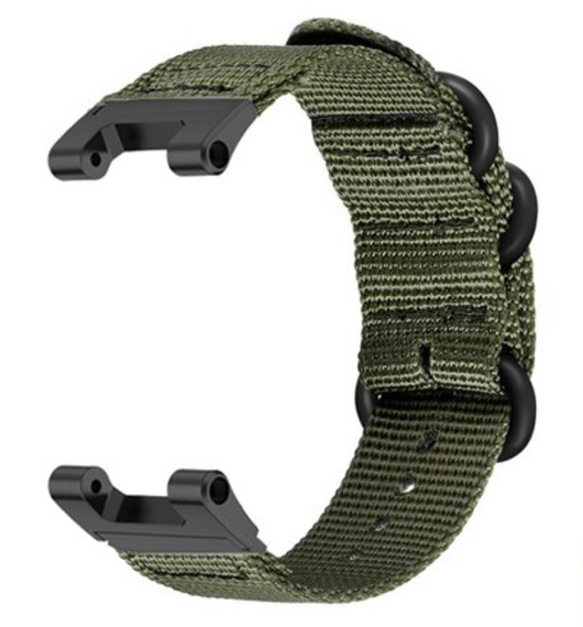 Нейлоновый ремешок Primo Traveller для часов Xiaomi Amazfit T-Rex (A1918) / T-Rex Pro (A2013) - Army Green