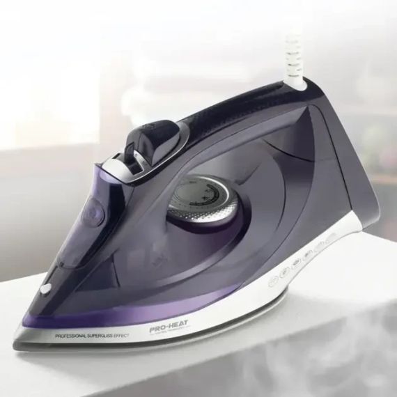 Утюг паровой электрический Domotec MS-1166P с керамической подошвой 1600 Вт | Зображення 1