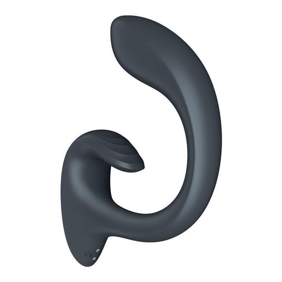 Вагинально-клиторальный вибратор Satisfyer G for Goddess 1 Dark Grey, 2 мотора Sex Aura | Зображення 3