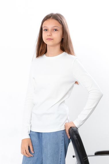 Джемпер для дівчинки Носи своє 122 Білий (p-6677-48066) | Зображення 1