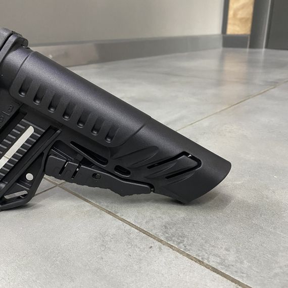 Приклад (база) DLG Tactical TBS Shock DLG-056, Com Spec, цвет – Чёрный | Зображення 4