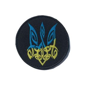 Шеврон IDEIA 86905 Україна   габардин Чорний