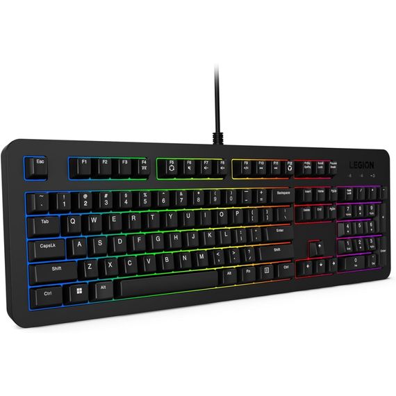 Клавіатура Lenovo Legion K310 RGB USB UA Black (GY41N91855) | Зображення 1