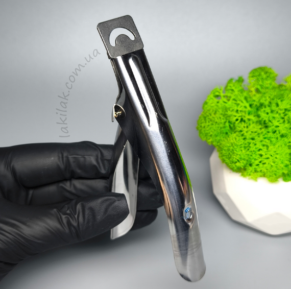 Срібний типсоріз для штучних нігтів та гелевих тіпс | Зображення 1